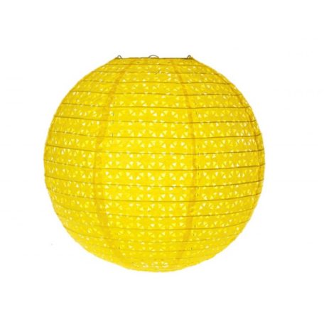 Lampion sárga - 40 cm