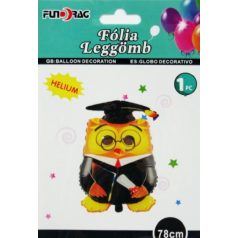 Lufi fólia bagoly ballagó - 78 cm