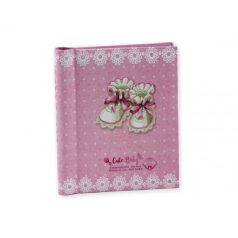   Fényképalbum öntapadós Cute Baby - Rózsaszín - 15 db - 18,5x14,5cm-es lappal