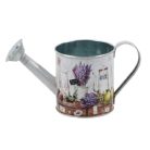 Fém kaspó levendulás - 12x12x11,5 cm