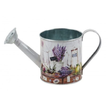 Fém kaspó levendulás - 12x12x11,5 cm