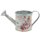 Fém kaspó rózsás - 12x12x11,5 cm