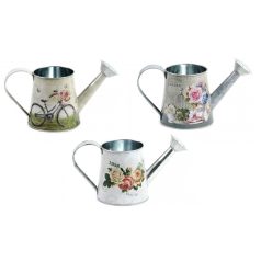 Locsolókanna virágos - 3 féle - 21cm  