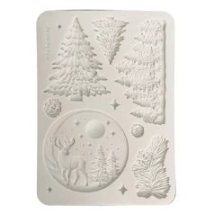 Szilikon öntőforma - A5 - Christmas winter - KACMA-617   