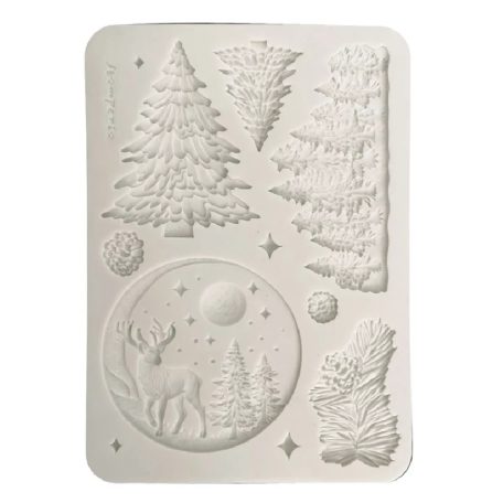 Szilikon öntőforma - A5 - Christmas winter - KACMA-617   