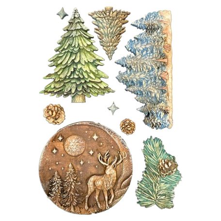 Szilikon öntőforma - A5 - Christmas winter - KACMA-617   