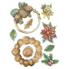 Szilikon öntőforma - A5 - Christmas garlands - KACMA-618