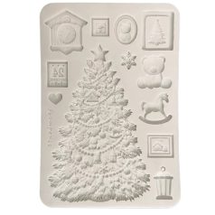 Szilikon öntőforma - A5 - Christmas tree - KACMA-621