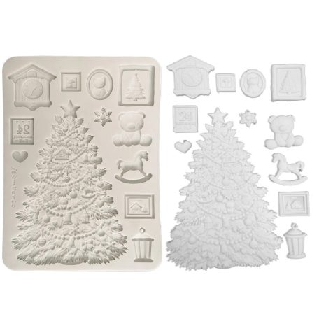 Szilikon öntőforma - A5 - Christmas tree - KACMA-621
