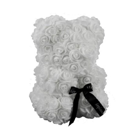 Virágmaci díszdobozban - Fehér - 24 cm 