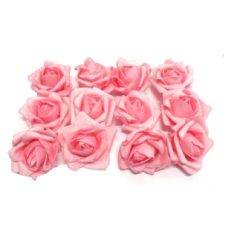 Rózsa fejek - 7 cm - 100 db - rózsaszín 