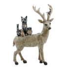 Szarvas erdei állatokkal - 2 féle - 21 cm