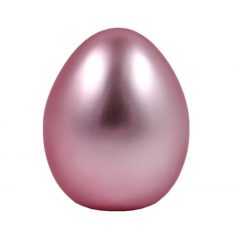 Húsvéti tojás dekoráció rózsaszín - 11 cm 