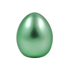 Húsvéti tojás dekoráció zöld - 11 cm 