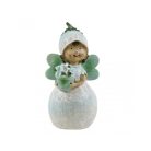 Virágtündér figura menta glitteres - 8 cm, 14,5 cm