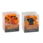 10 LEDes fényfüzér - Halloween tök - 165 cm