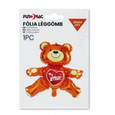 Lufi fólia maci - Love - 60x64 cm