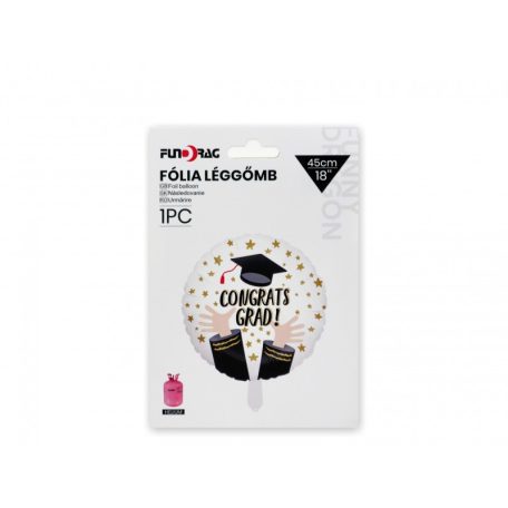 Lufi fólia ballagós Congrats Grad - 45 cm