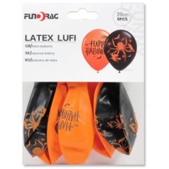 Lufi Happy Halloween pókos - 30 cm - 5 db/csomag