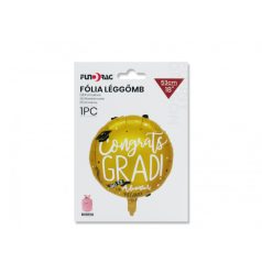 Lufi fólia Congrats Grad - Arany - 53 cm
