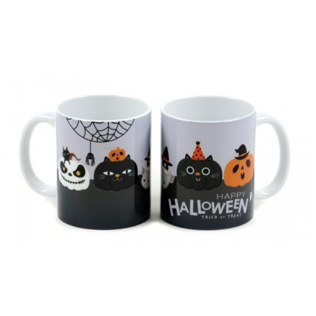 Halloween bögre tökök+pók - 3 dl