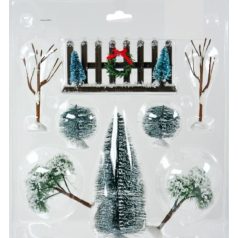Karácsonyi dekor készlet - 8 db-os