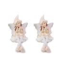 Tündér figura lógólábú - Rózsaszín - 7,5 cm - Raktáron