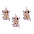 Tündér figura lógólábú - Rózsaszín - 7,5 cm - Raktáron