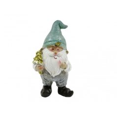 Mikulás/lány figura zöld 1. - 10 cm