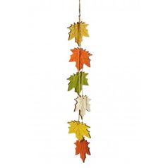 Őszi falevél dekoráció - 45 cm