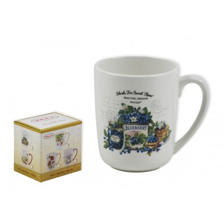 Kerámia bögre - Áfonya - 500 ml