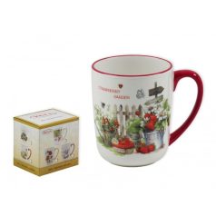 Kerámia bögre - Eper - 500 ml