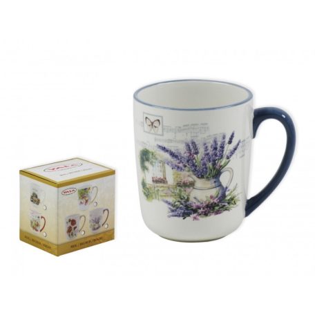 Kerámia bögre - Levendula - 500 ml