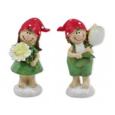 Virágios gyerek figura - 2 féle - 9 cm