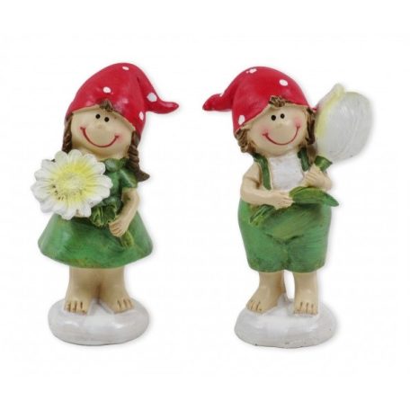 Virágios gyerek figura - 2 féle - 9 cm