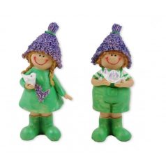 Levendula figura fiú/lány - 15 cm