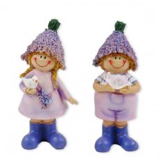 Levendula figura fiú/lány - 16 cm