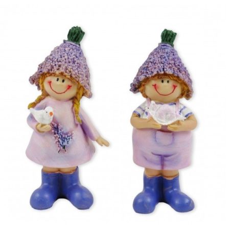 Levendula figura fiú/lány - 16 cm