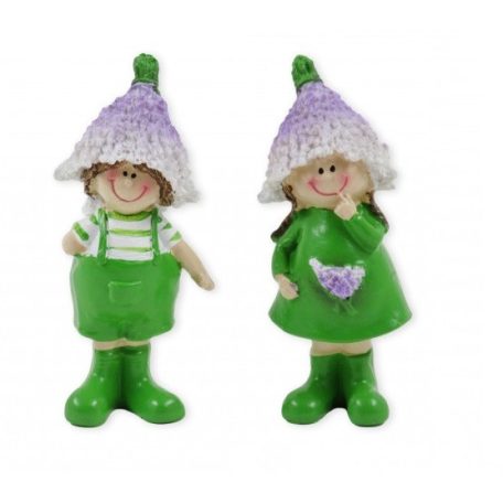 Levendula figura fiú/lány - 11 cm