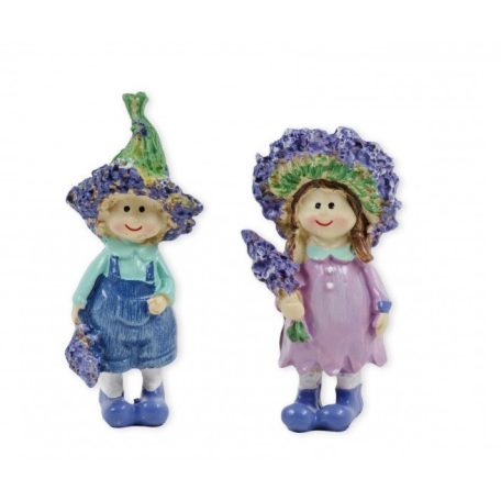 Levendula figura fiú/lány - 11 cm  