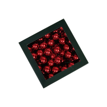 Karácsonyi gömb - Piros - 3 cm - 72 db/csomag