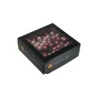 Rózsaszín üveg karácsonyi gömbök - 2 cm - 144 db/csomag