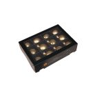 Arany üveg karácsonyi gömbök - 5 cm - 12 db/csomag