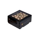 Arany üveg karácsonyi gömbök - 3 cm - 72 db/csomag