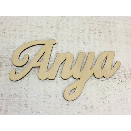  Natúr fa - "Anya" felirat - 19,5 cm   