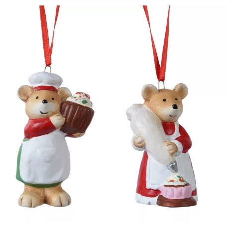 Egér séf akasztós - 2 féle - 8 cm