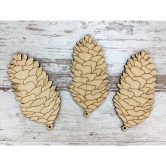 Natúr fa - Toboz rajzos - 10 cm - 3 db/csomag