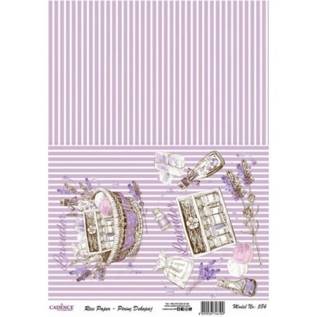 Cadence rizspapír - Levendula - A4, A3 - 584