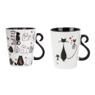 Porcelánbögre - Cicák - 2 féle - 330 ml