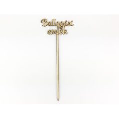   Natúr fa - Beszúrós " Ballagási emlék" felirat - 24,5 cm
